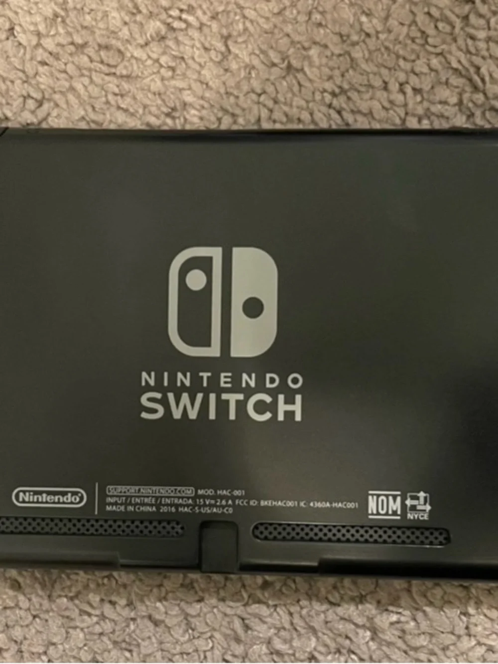 Nintendo Switch Console with Dock, Charger & Travel Case - Gray - Picture 3 of 4